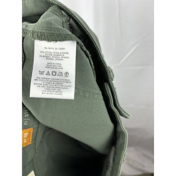 Pilcro And The Letterpress Stet Fit Skinny Jeans Size 29 Green Slit Ankle Casual - Picture 10 of 12